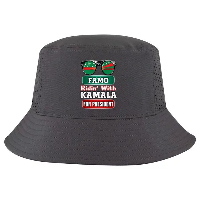 Ridin With Kamala Florida Famu Hbc Cool Comfort Performance Bucket Hat