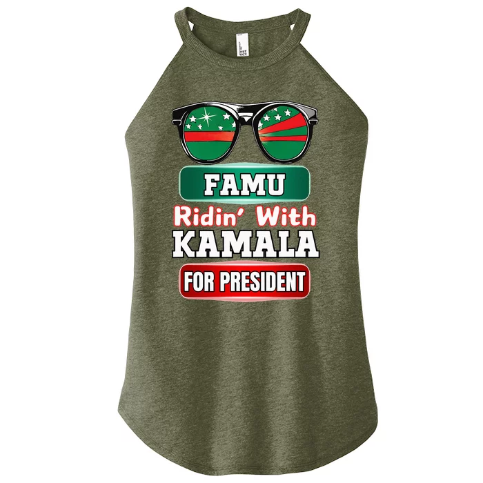 Ridin With Kamala Florida Famu Hbc Women’s Perfect Tri Rocker Tank