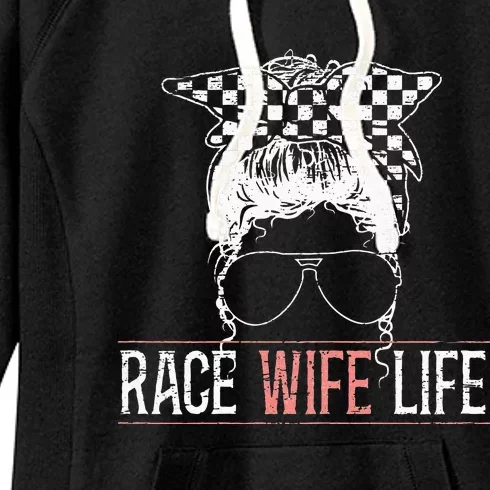 Race Wife Life Motorsport Circuit Racing Car Race Women's Fleece Hoodie