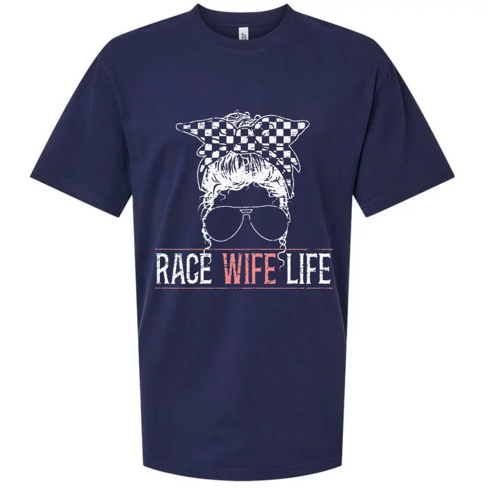 Race Wife Life Motorsport Circuit Racing Car Race Sueded Cloud Jersey T-Shirt