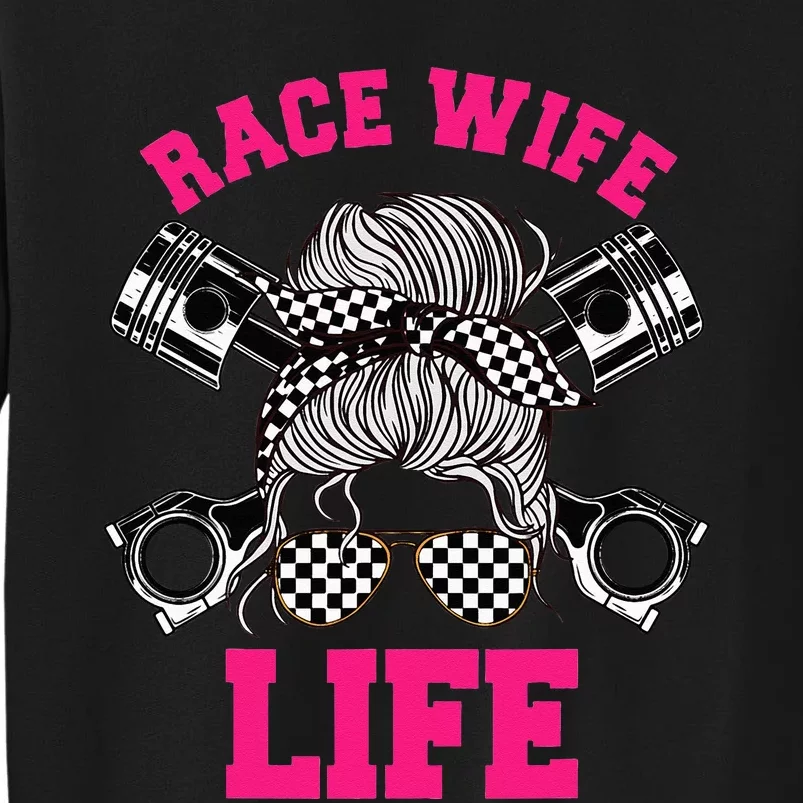 Race Wife Life Dirt Track Racing Racer Bike Car MX Sweatshirt