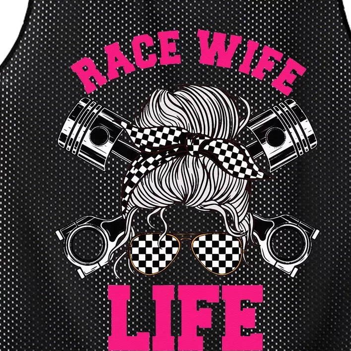 Race Wife Life Dirt Track Racing Racer Bike Car MX Mesh Reversible Basketball Jersey Tank