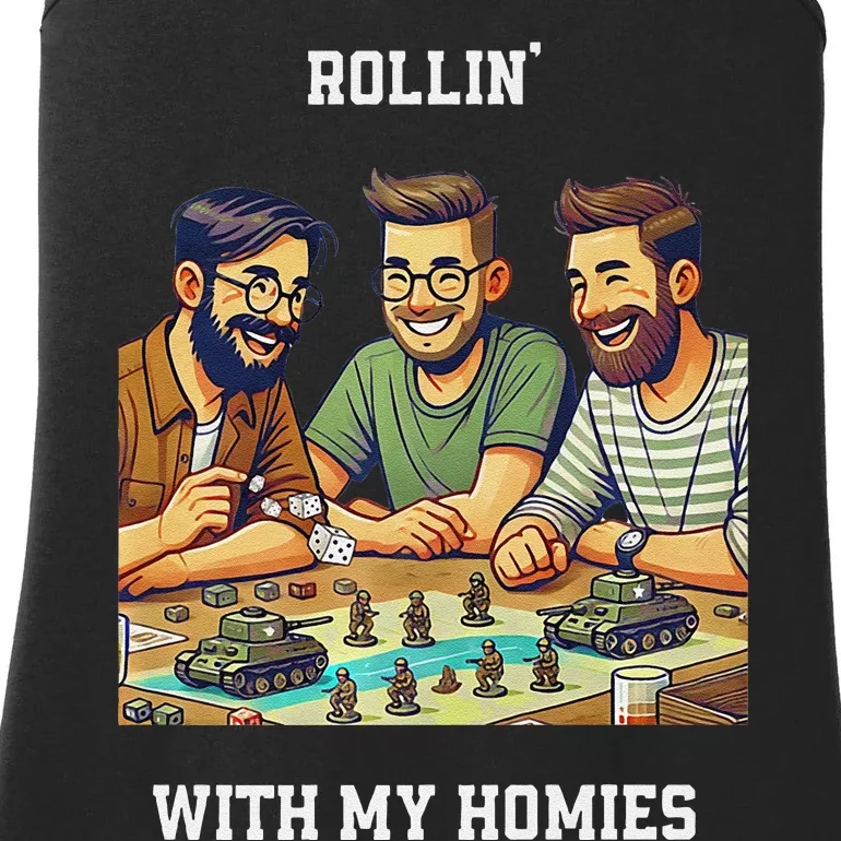 Rolling With My Homies Tabletop Gamer Premium Ladies Essential Tank