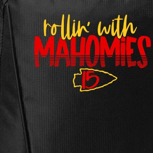 Rolling With Mahomies Patrick Mahomes 15 City Backpack