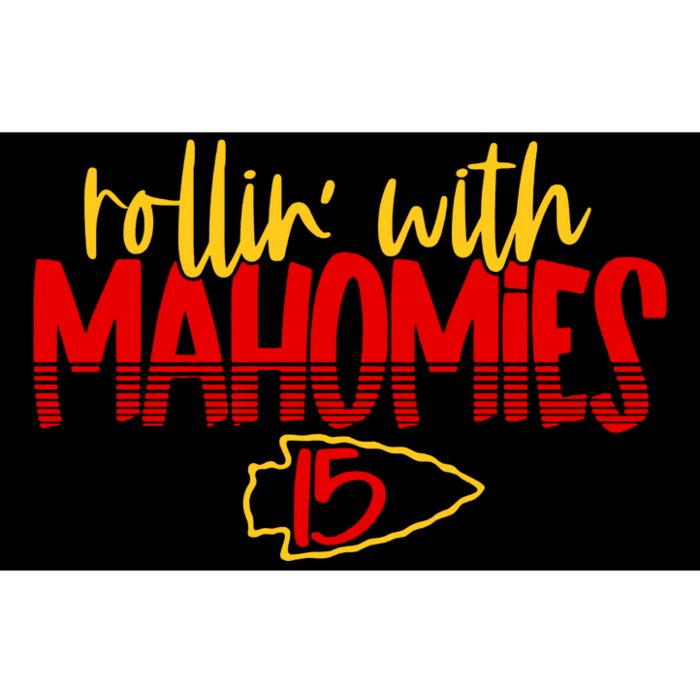 Rolling With Mahomies Patrick Mahomes 15 Bumper Sticker