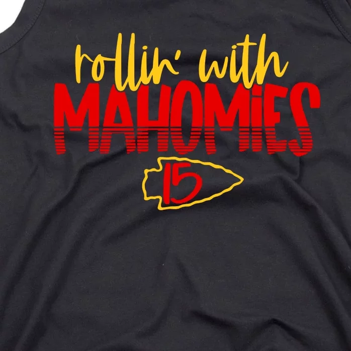 Rolling With Mahomies Patrick Mahomes 15 Tank Top