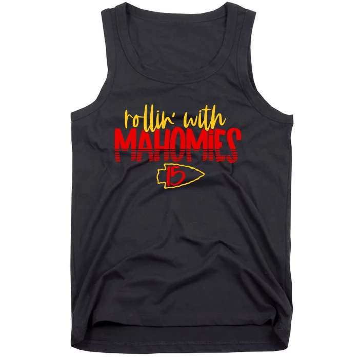 Rolling With Mahomies Patrick Mahomes 15 Tank Top