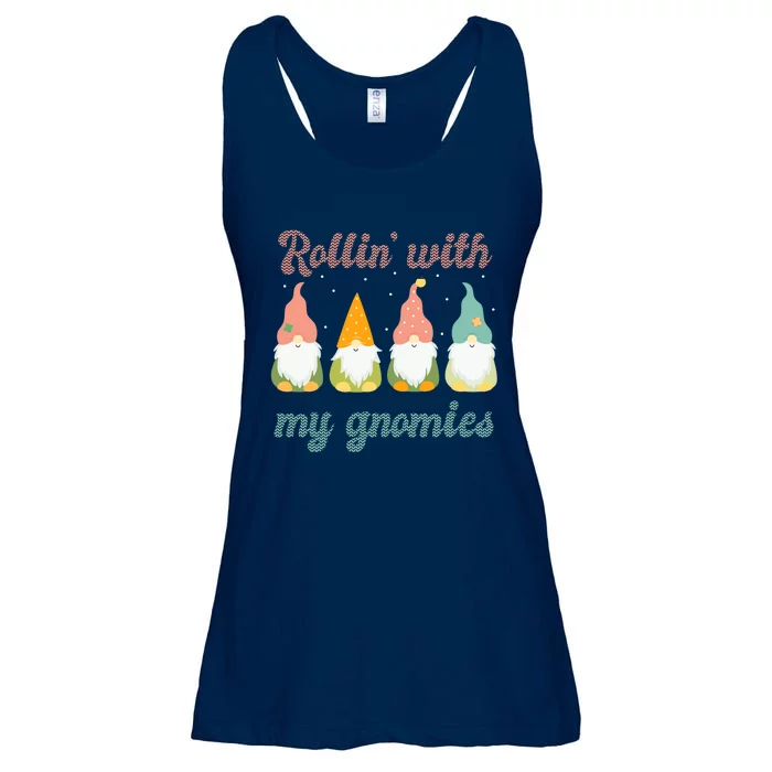 Rolling With My Gnomies Gift For Christmas Ladies Essential Flowy Tank