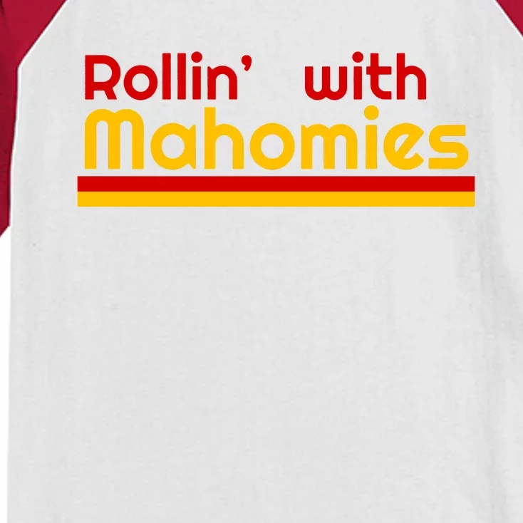 Rolling With Mahomies Chief Kingdom Kids Colorblock Raglan Jersey