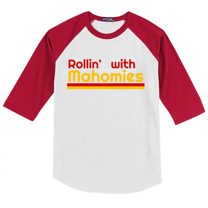 Rolling With Mahomies Chief Kingdom Kids Colorblock Raglan Jersey