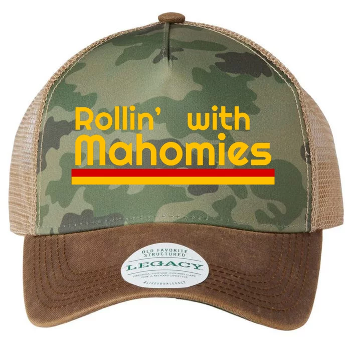 Rolling With Mahomies Chief Kingdom Champions Legacy Tie Dye Trucker Hat