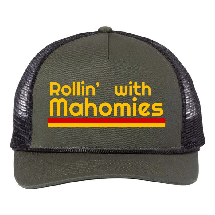 Rolling With Mahomies Chief Kingdom Champions Retro Rope Trucker Hat Cap