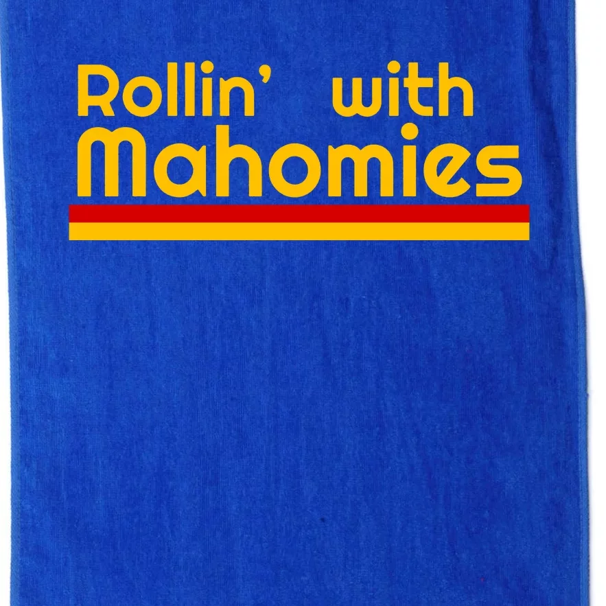 Rolling With Mahomies Chief Kingdom Champions Platinum Collection Golf Towel