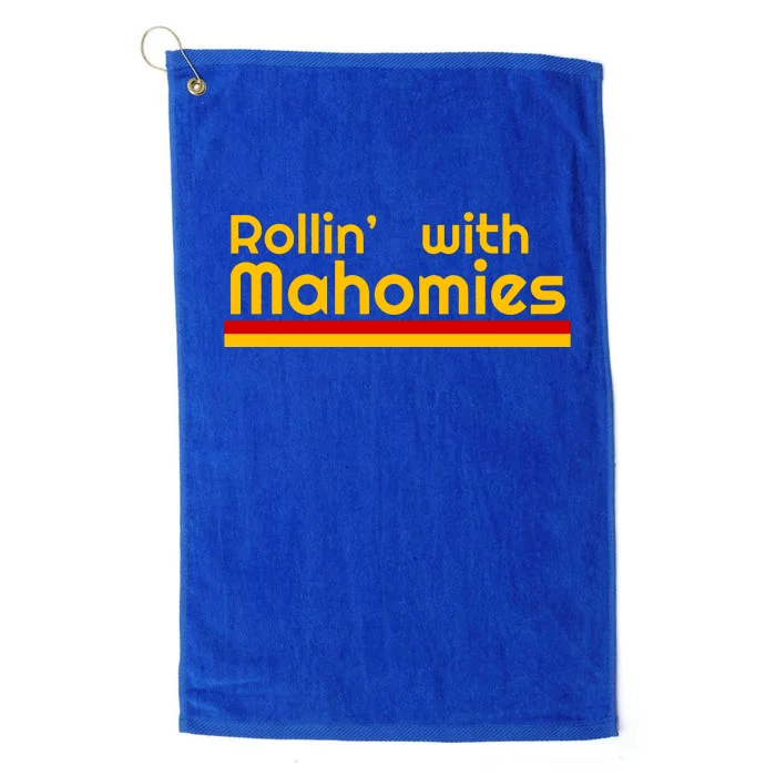 Rolling With Mahomies Chief Kingdom Champions Platinum Collection Golf Towel