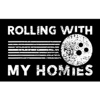 Rolling With My Homies Vintage Funny Bowling Bumper Sticker