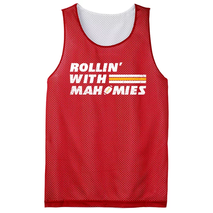 Rollin' With MaHOMIEs Football Fan Vintage Mesh Reversible Basketball Jersey Tank