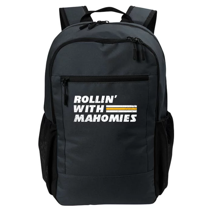 Rollin' With MaHOMIEs Football Fan Vintage Daily Commute Backpack