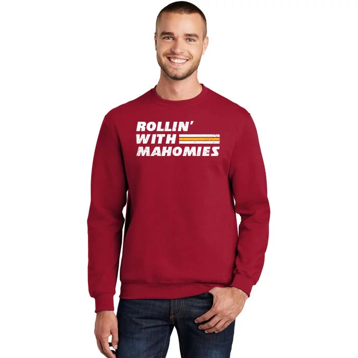 Rollin' With MaHOMIEs Football Fan Vintage Tall Sweatshirt