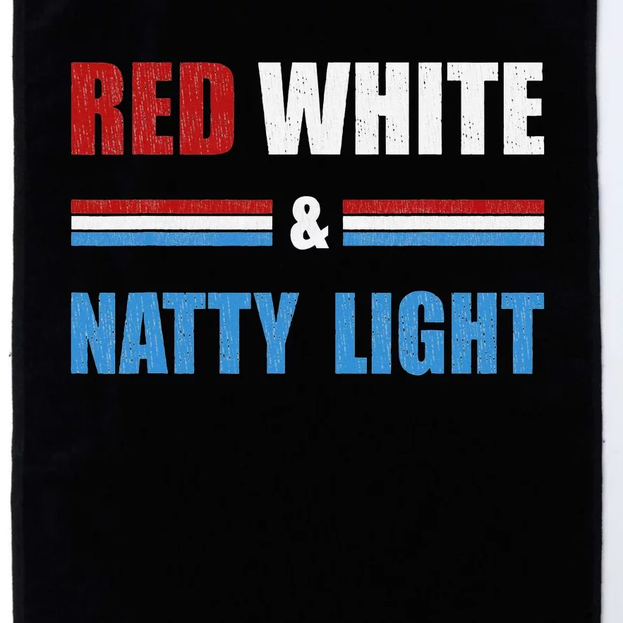 Red White & NattyLight For Beer Lovers amusing Platinum Collection Golf Towel