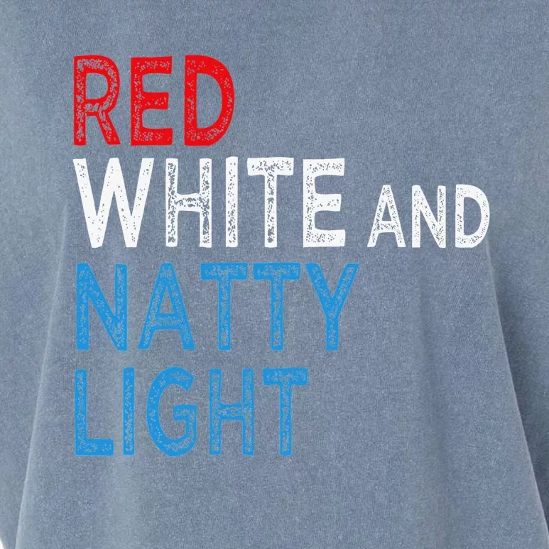 Red White & Natty-Light For  Beer Lovers amusing Garment-Dyed Women's Muscle Tee