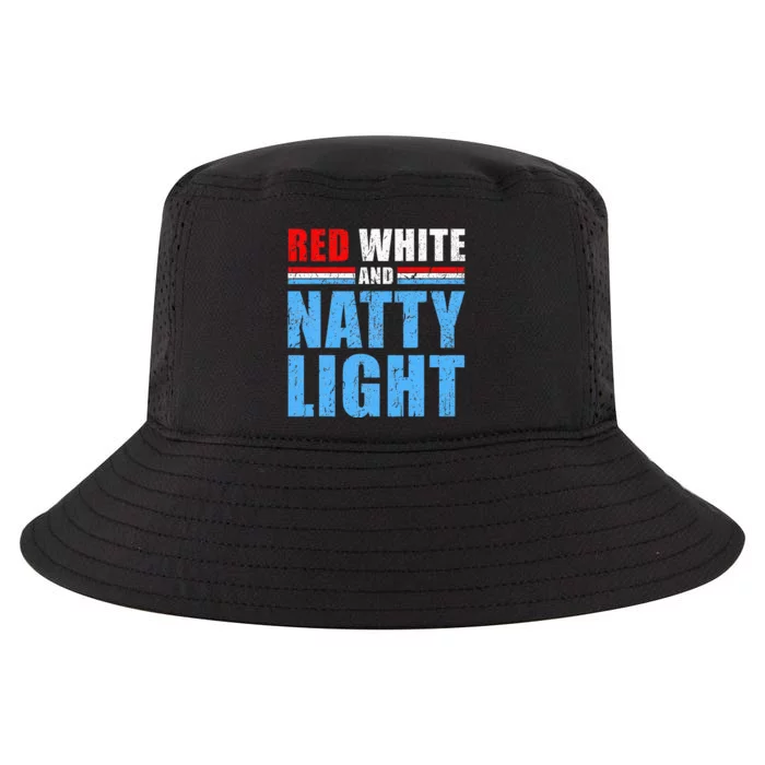 Red White & Nattylight For Lover FatherS Day Cool Comfort Performance Bucket Hat