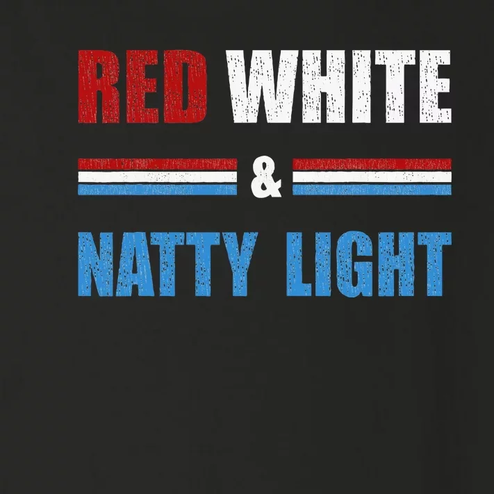 Red White & Nattylight Wo Beer Lovers Amusing Toddler Long Sleeve Shirt