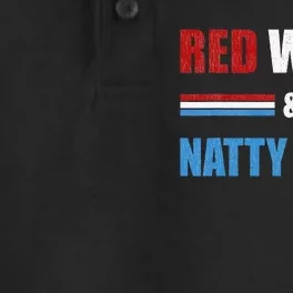 Red White & Natty Light For Wo Beer Lovers amusing Dry Zone Grid Performance Polo