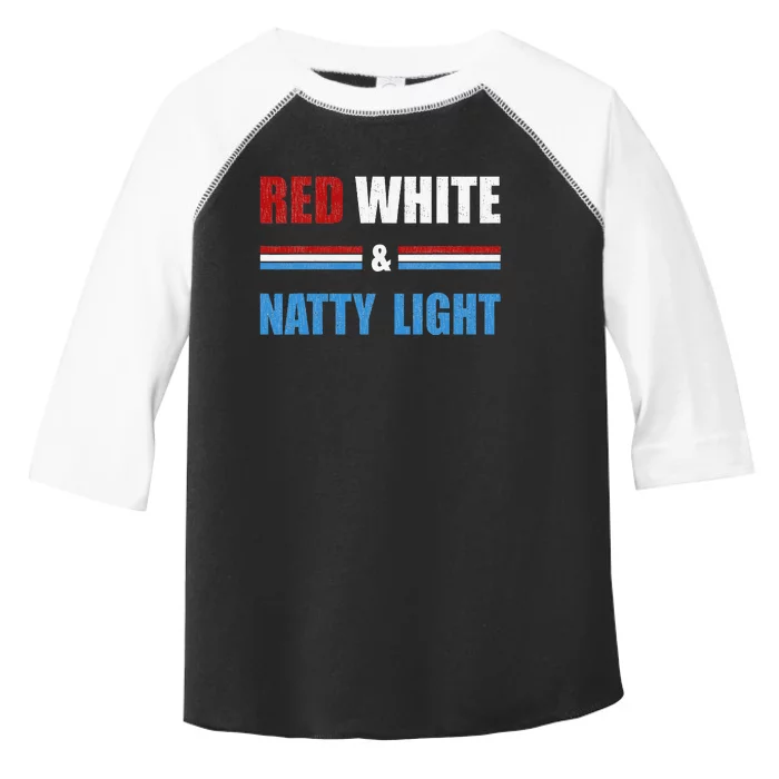 Red White & Natty Light For Wo Beer Lovers amusing Toddler Fine Jersey T-Shirt