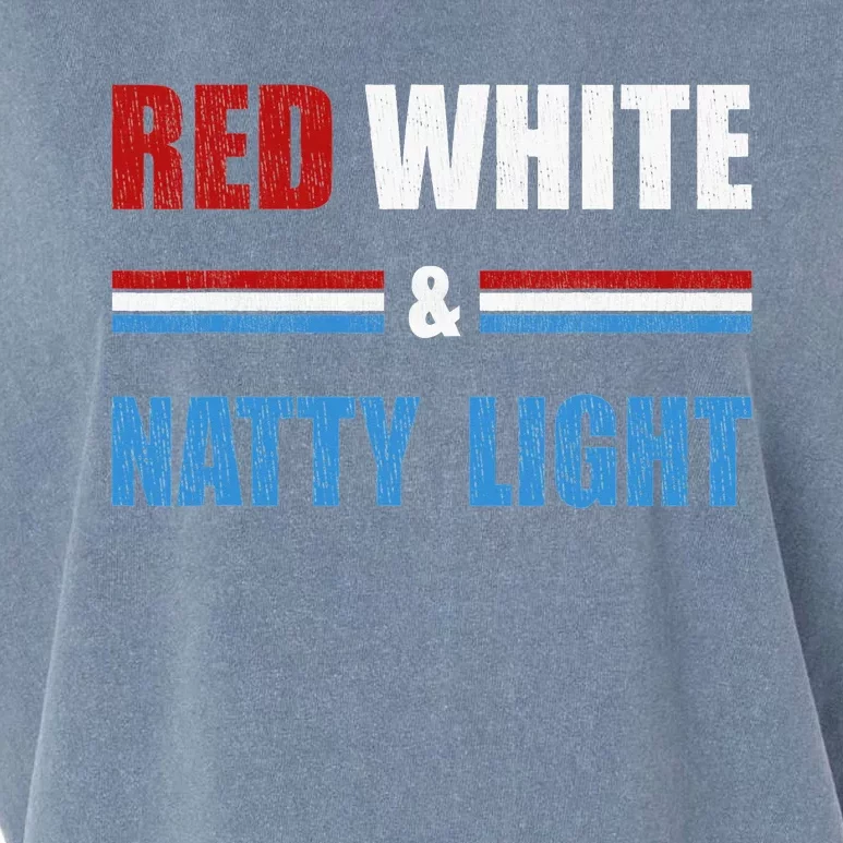 Red White & Natty Light For Wo Beer Lovers amusing Garment-Dyed Women's Muscle Tee