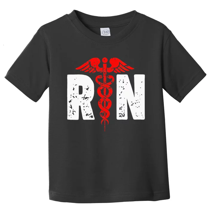 RN With Nurse Logo RN Registered Nurse Toddler T-Shirt