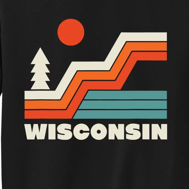 Retro Wisconsin Outdoors Nature Tall Sweatshirt