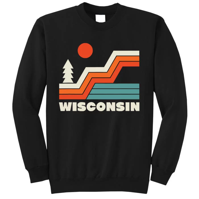 Retro Wisconsin Outdoors Nature Tall Sweatshirt