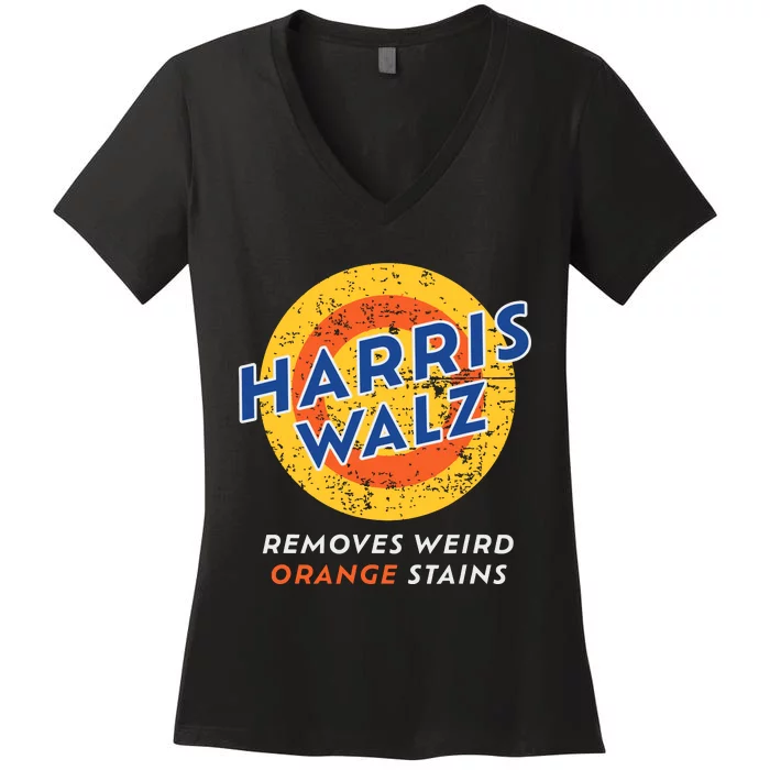 Removes Weird Orange Stains Women's V-Neck T-Shirt