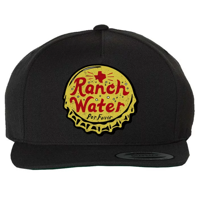 Ranch Water Por Favor Wool Snapback Cap