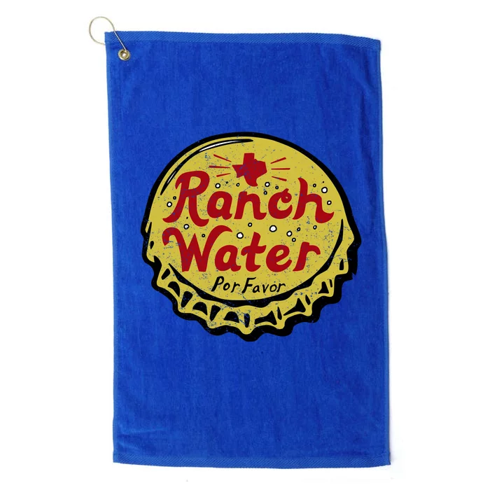 Ranch Water Por Favor Platinum Collection Golf Towel