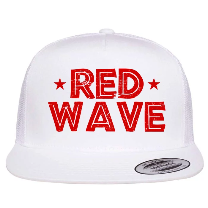 Red Wave Pro Republican Flat Bill Trucker Hat