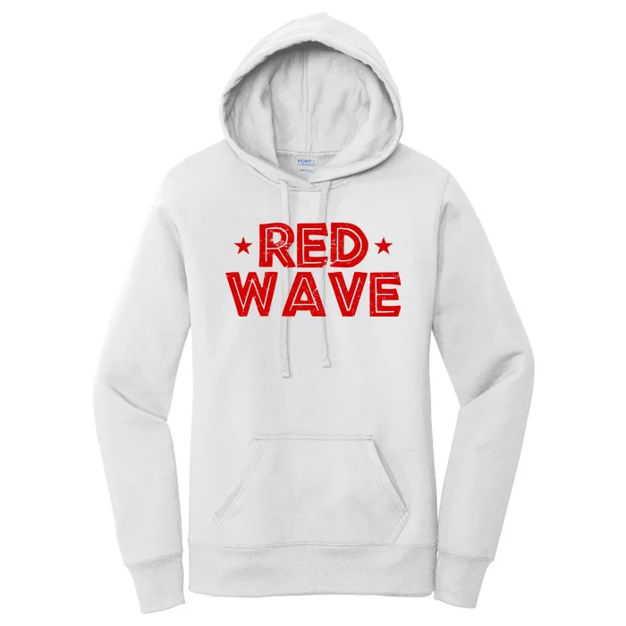 Red Wave Pro Republican Women's Pullover Hoodie