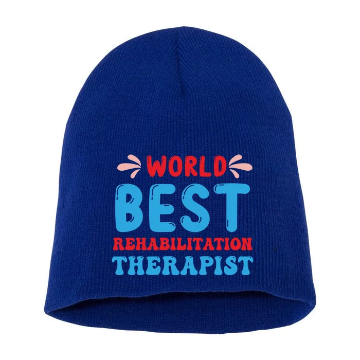 Rehabilitation Worker Physical Medicine Rehabilitation Cute Gift Short Acrylic Beanie