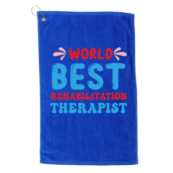 Rehabilitation Worker Physical Medicine Rehabilitation Cute Gift Platinum Collection Golf Towel