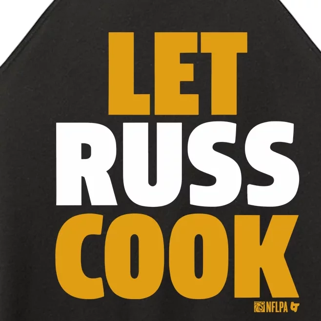 Russell Wilson Pittsburgh Let Russ Cook Women’s Perfect Tri Rocker Tank