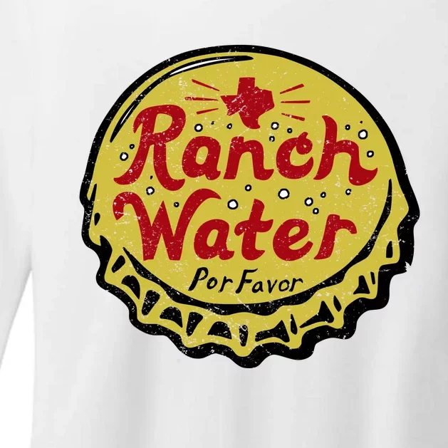 Ranch Water Por Favor Womens CVC Long Sleeve Shirt