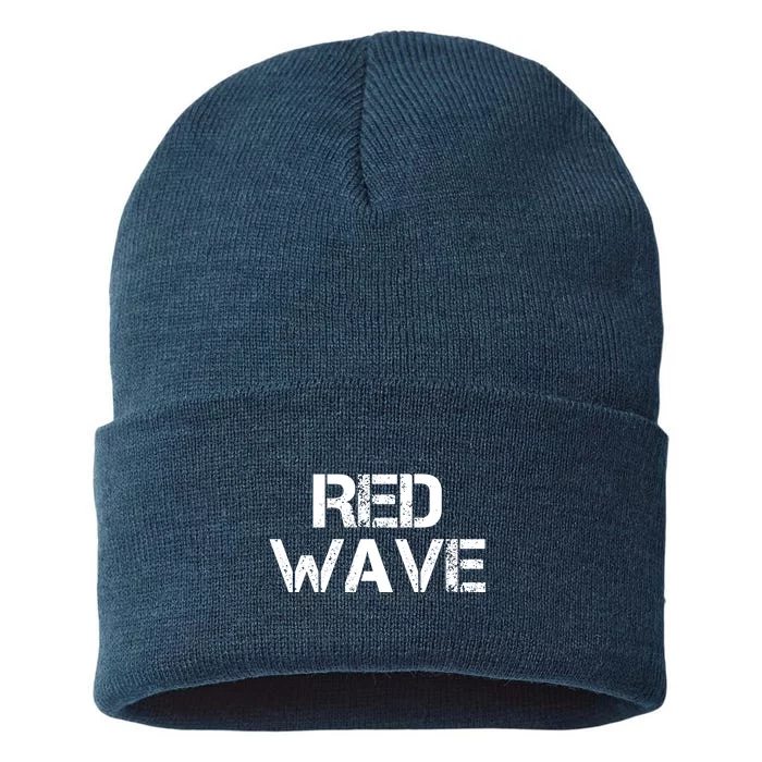 Red Wave Republican Sustainable Knit Beanie