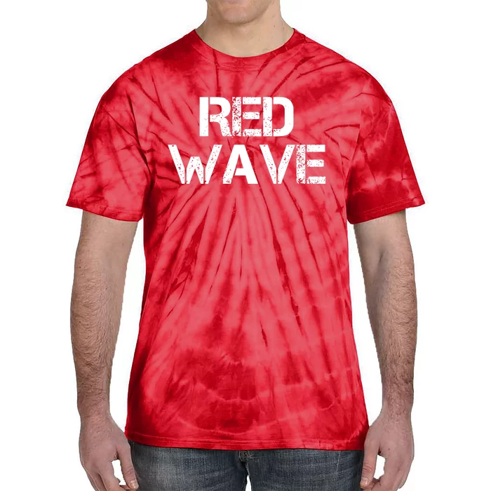 Red Wave Republican Tie-Dye T-Shirt