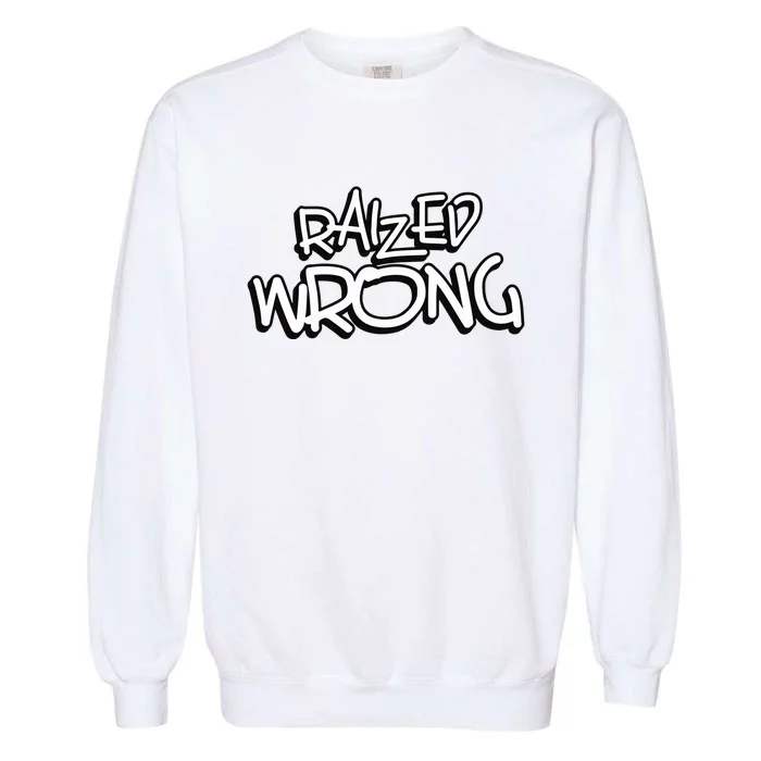 Raized Wrong Garment-Dyed Sweatshirt