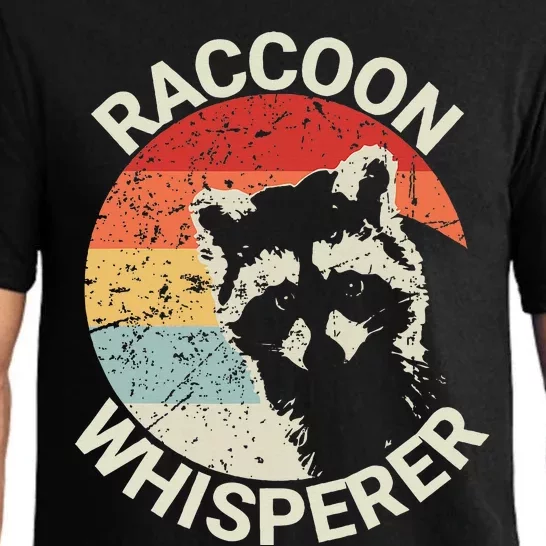 Raccoon Whisperer Raccoon Feeder Love Raccoons Pet Raccoon Pajama Set