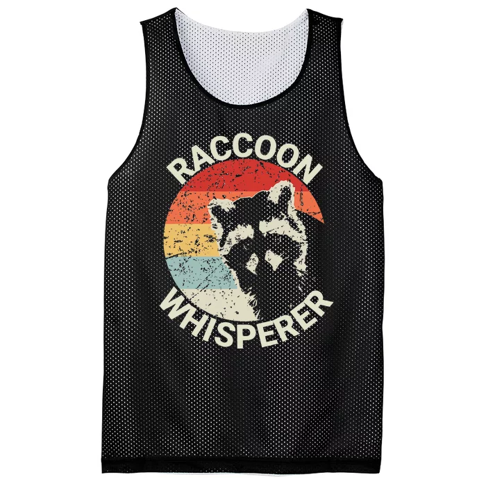 Raccoon Whisperer Raccoon Feeder Love Raccoons Pet Raccoon Mesh Reversible Basketball Jersey Tank