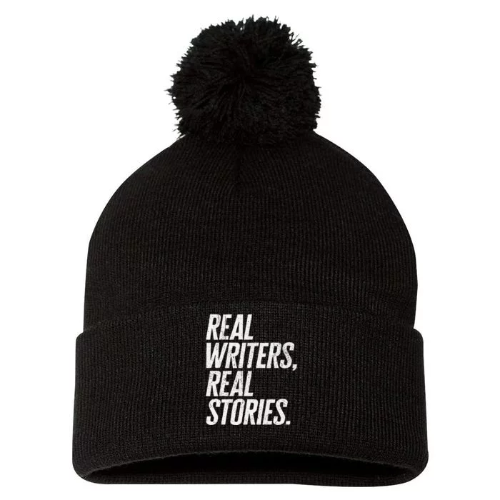 Real Writers Real Stories WGA Writers Guild America Strike Pom Pom 12in Knit Beanie