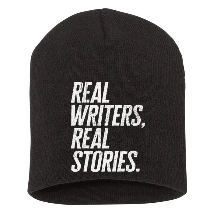 Real Writers Real Stories WGA Writers Guild America Strike Short Acrylic Beanie