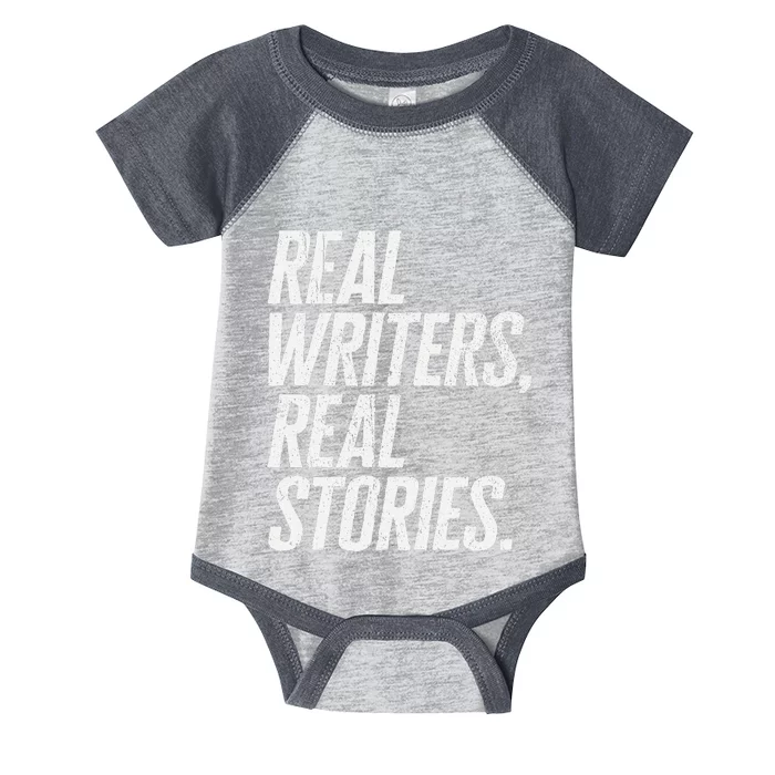 Real Writers Real Stories WGA Writers Guild America Strike Infant Baby Jersey Bodysuit