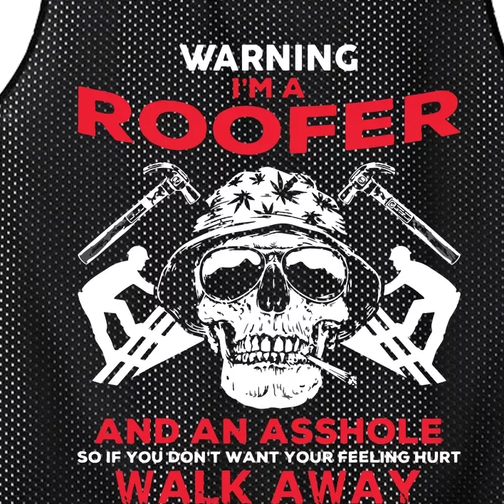 Roofer Work Roofing Mesh Reversible Basketball Jersey Tank